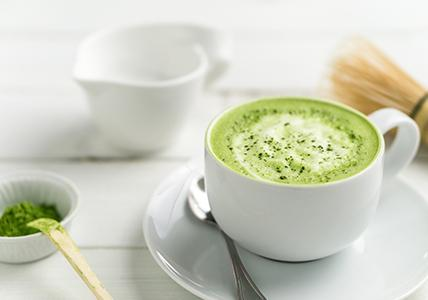 Latte au thé Matcha