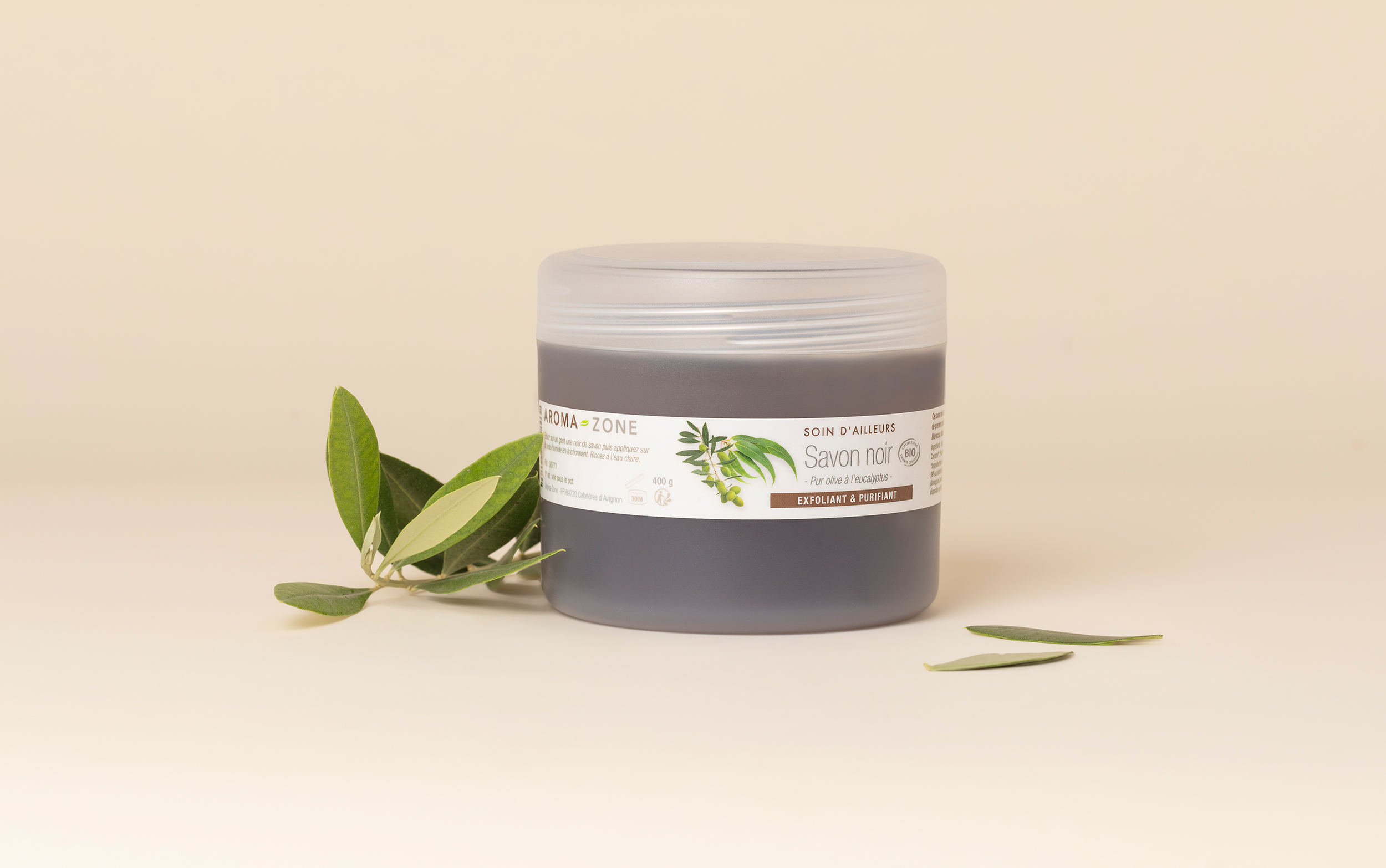 Gommage maison au savon noir AromaZone