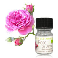 huile essentielle de rose de damas