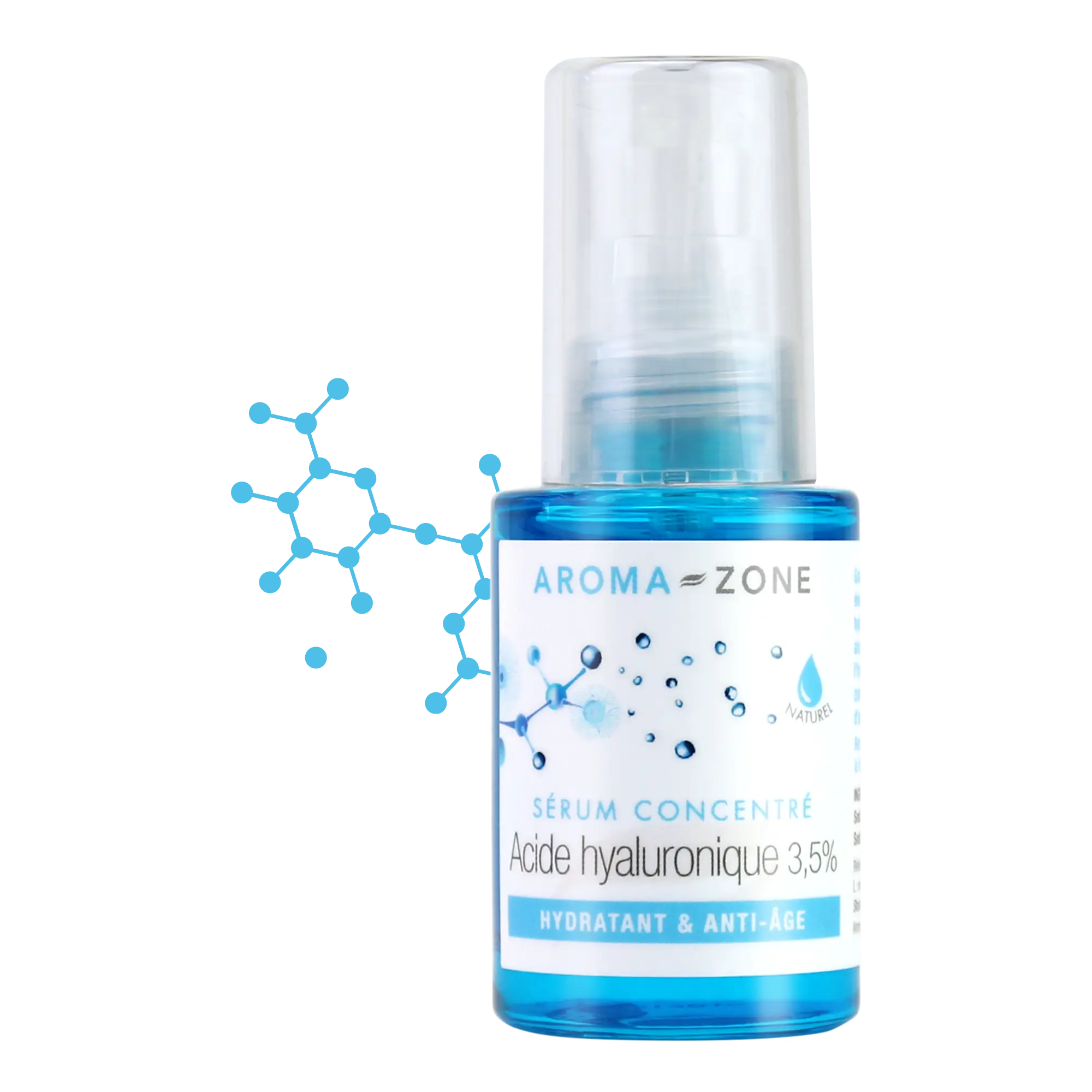 Base neutre Sérum concentré d'acide hyaluronique