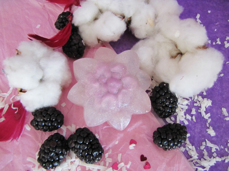 Fleur de savon mûre & coton