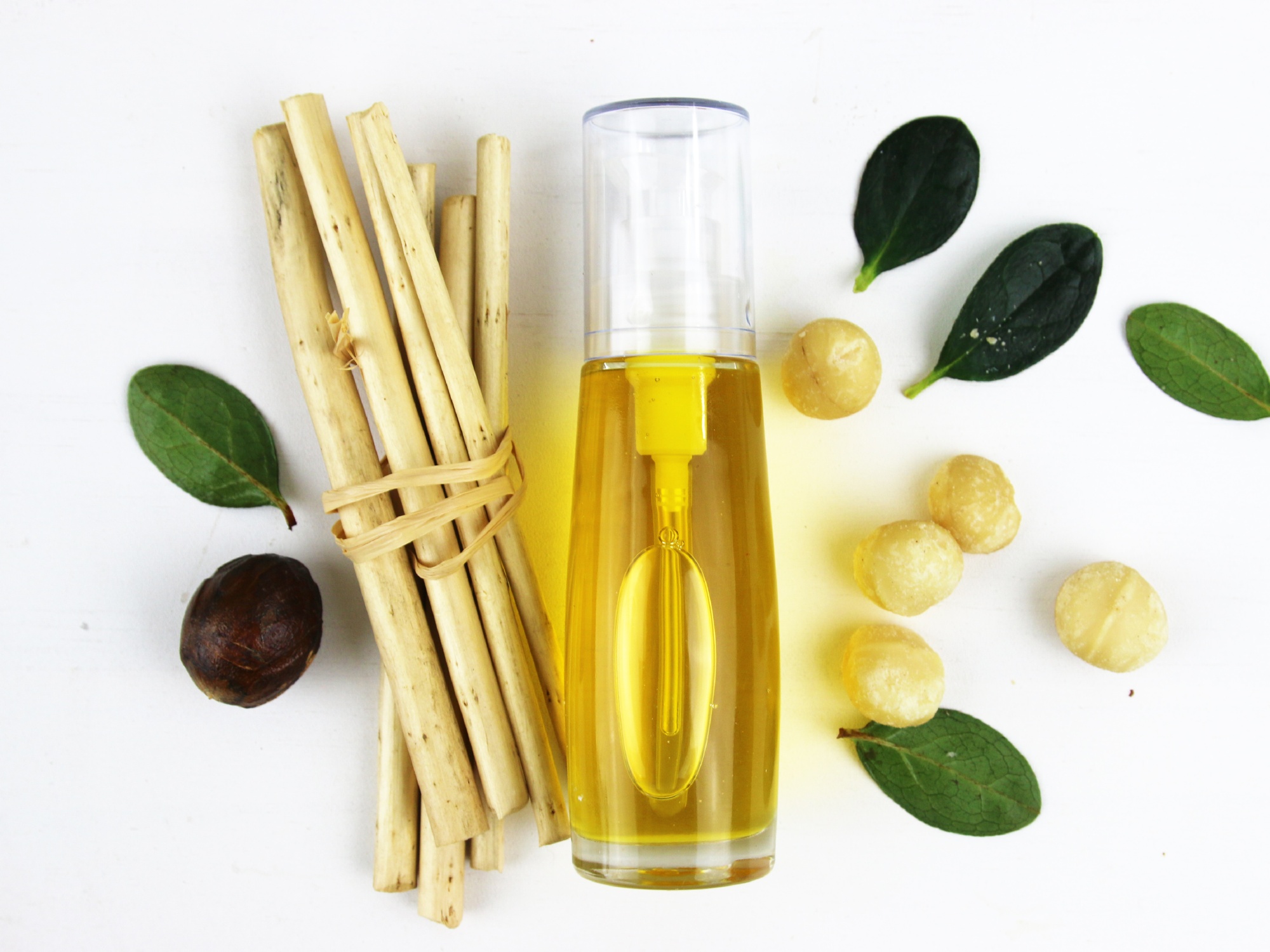 Sérum capillaire moringa et citron vert - Soin naturel croissance cheveux