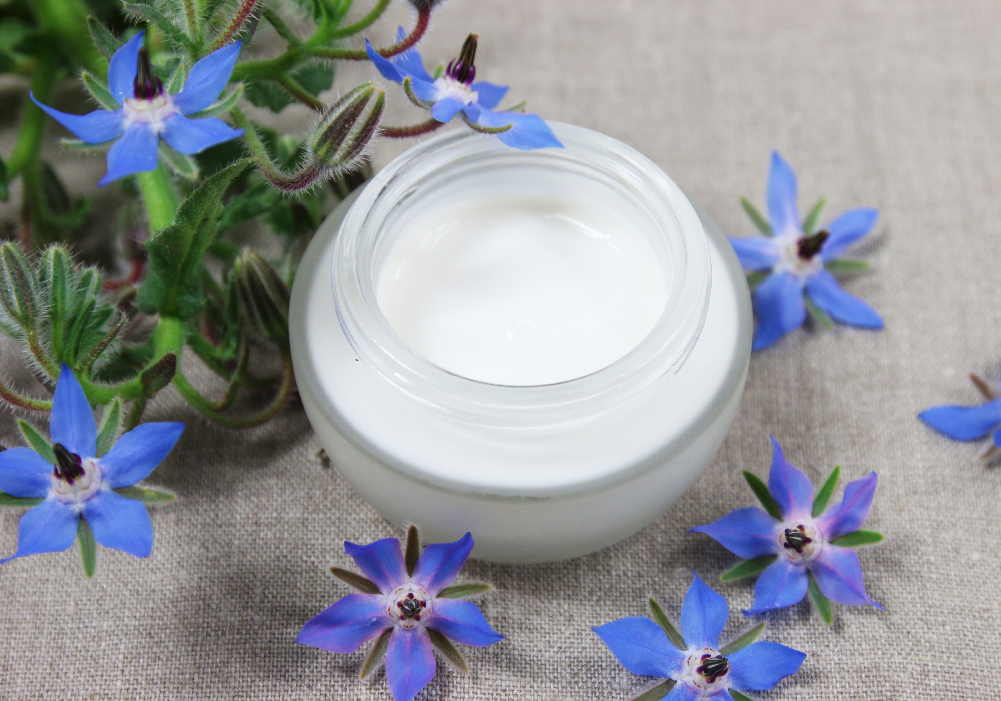 Crème visage anti-stress aux fleurs