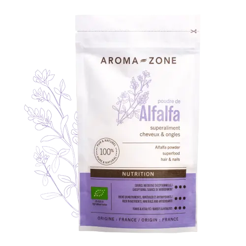Duo Sérum Cheveux Anti-chute Aroma-Zone - 50ml Avec éco-recharge, Peptides & Extrait De Pois