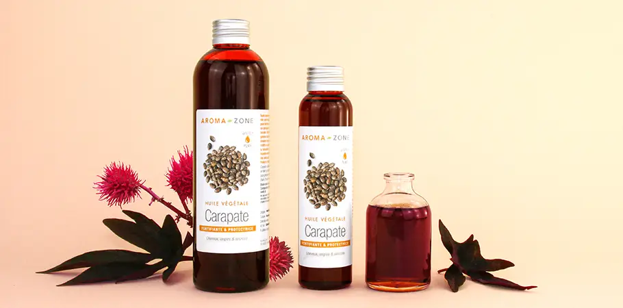 Huile végétale Carapate Ricin noir AromaZone