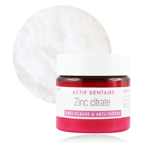 Actif dentaire Zinc citrate