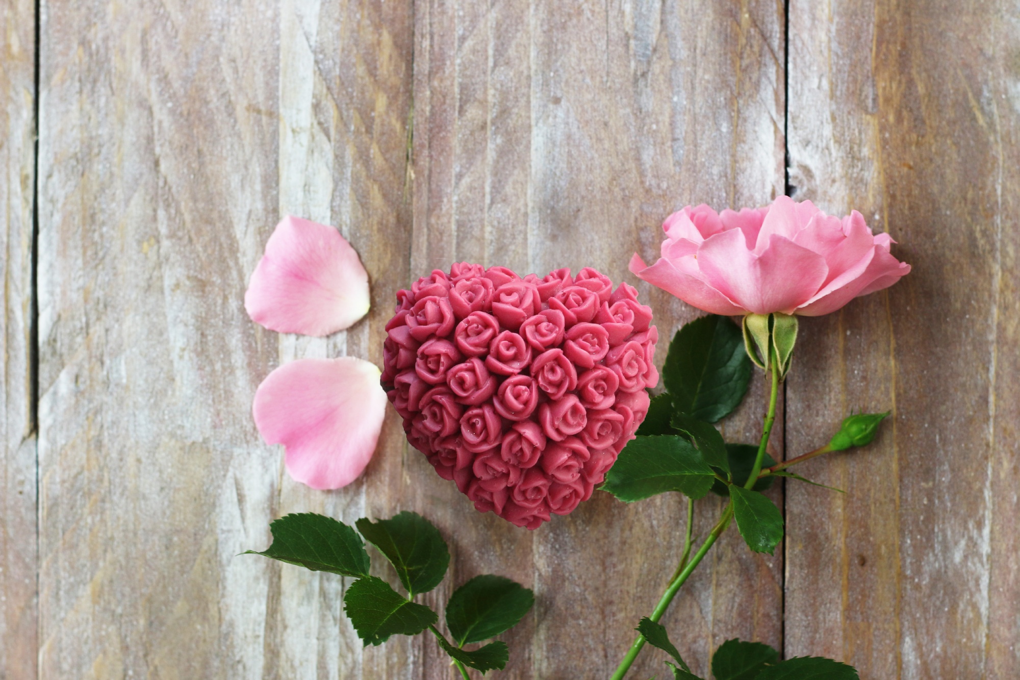 Bouquet de roses en savon