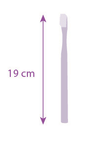 Dimensions brosse à dents bambou