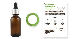 Packaging et accessoires du COFFRET COSMÉTIQUE MAISON Cheveux Déssine Bouvles