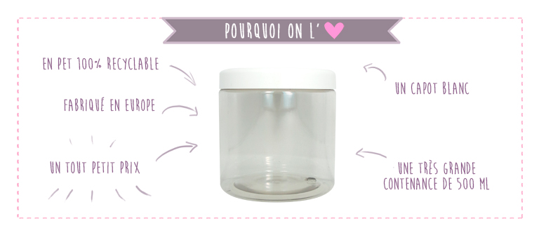 Pot vide 500ml