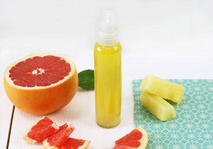 Recette Concentré anti-peau d’orange Ananas & Pamplemousse