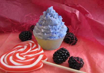 Recette Cupcake soap Mûre & Myrtille