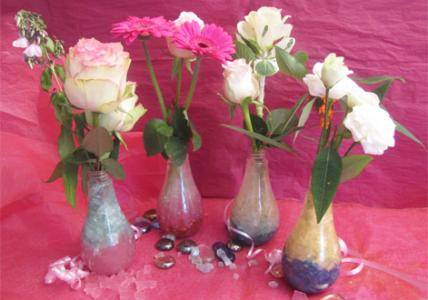 Recette Aqua'gel déco pour vases à fleurs