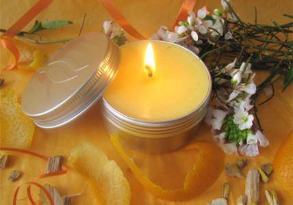 Recette Bougie de massage à offrir Fleur d'Oranger