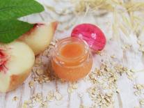 Scrub soin des lèvres Avoine & Pêche