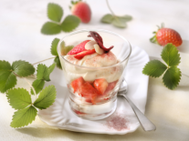 Recette fraises à la crème d’amande