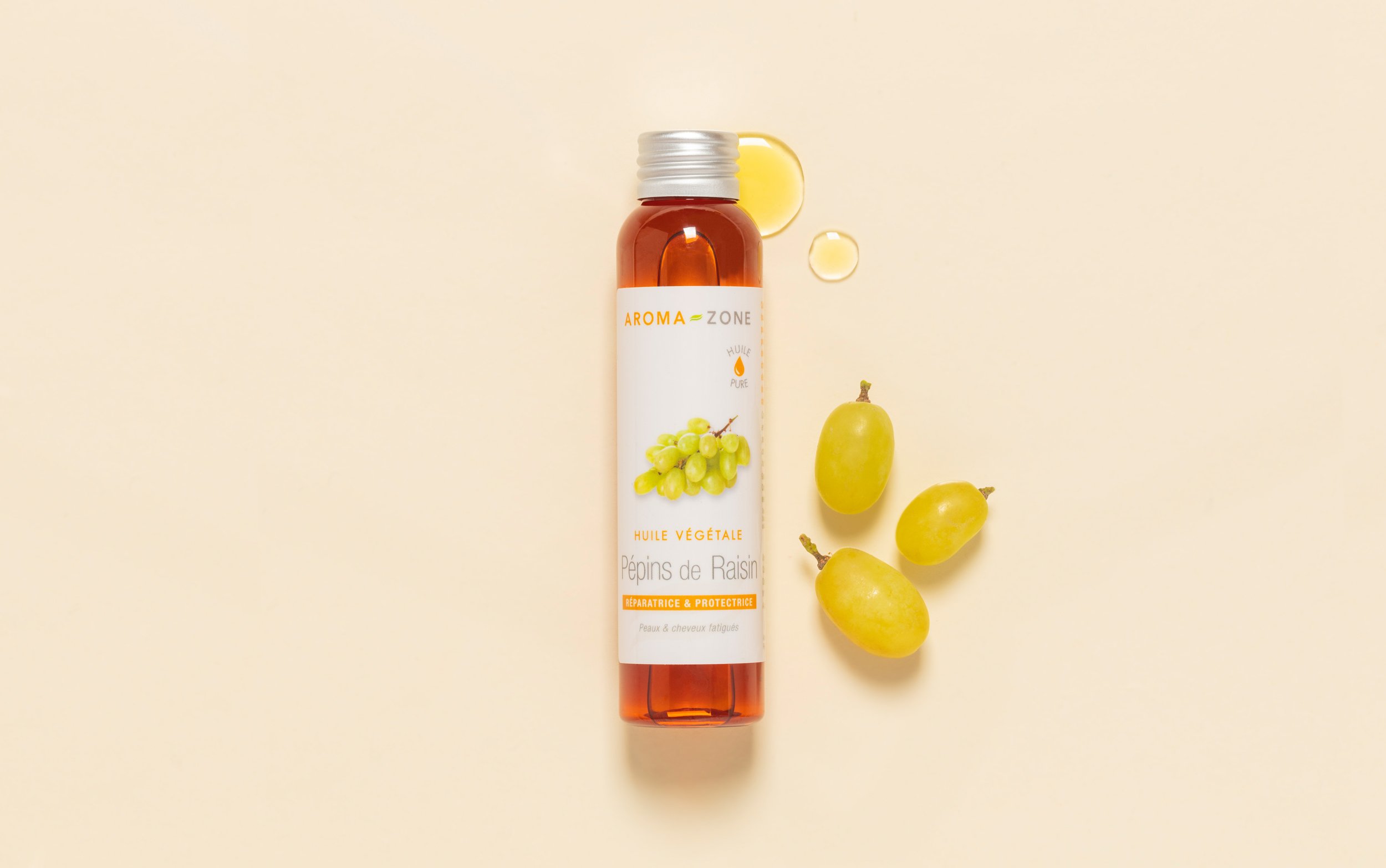 Huile végétale de Pépins de raisin - Aroma-Zone