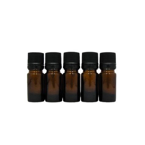 Lot De 5 Flacons Compte-gouttes En Verre Ambré 20 Ml - Avec Pipettes - Pour Huiles Essentielles, Mélanges, Aromathérapie