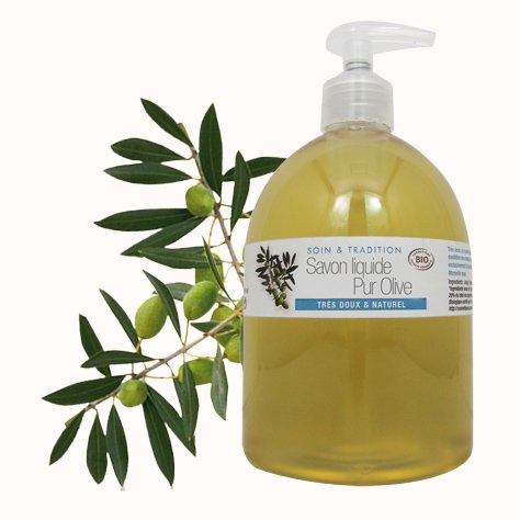 Savon liquide pur Olive de Provence BIO végétal
