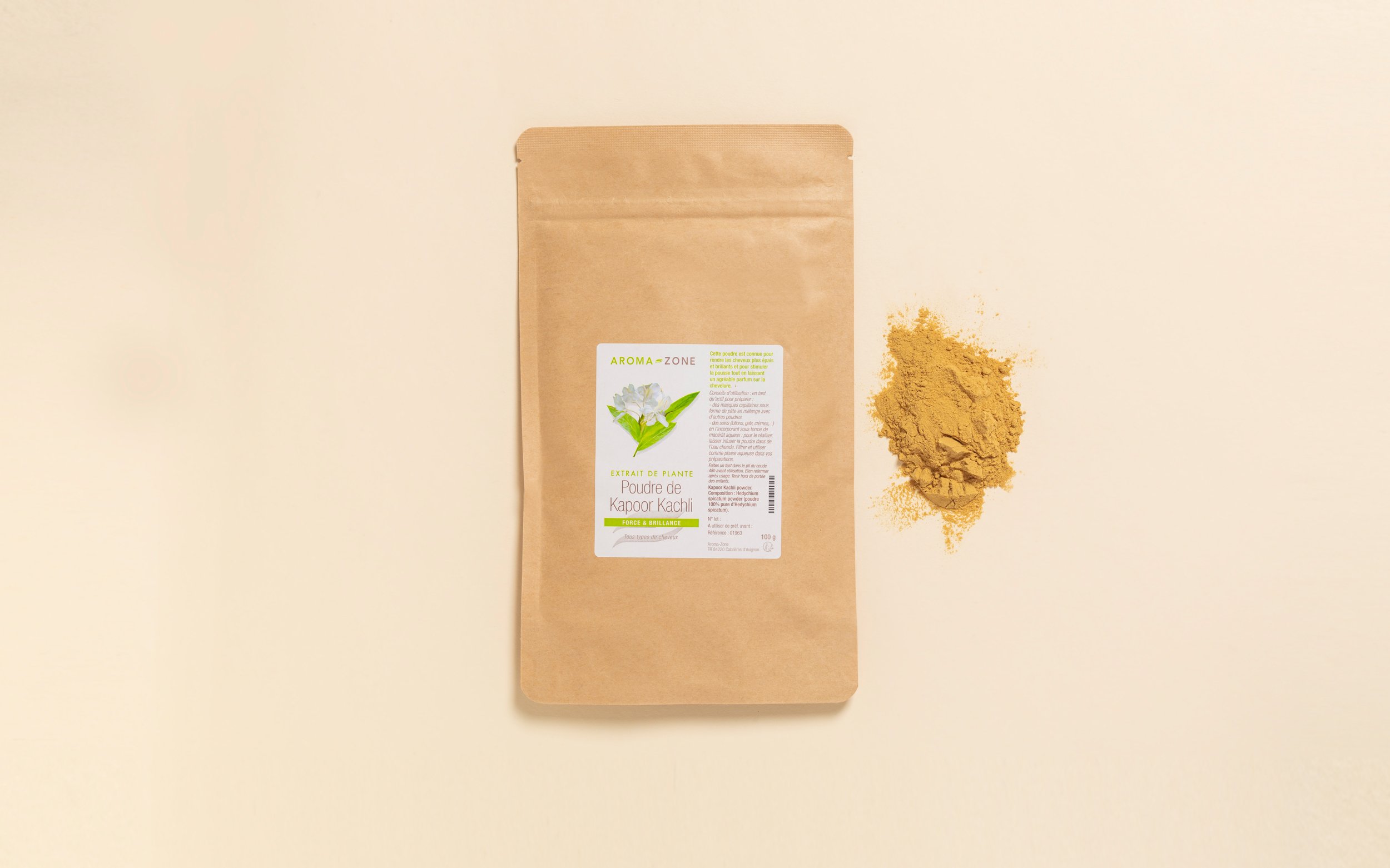 Poudre ayurvédique de Kapoor Kachli AromaZone