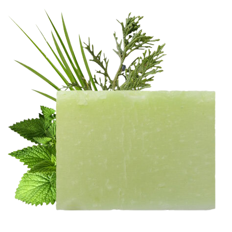 Savon artisanal Vétiver - Menthe - végétal & SAF