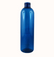 Flacon transparent PET recyclé bleu turquoise 250 ml - 24/410 - sans bouchage