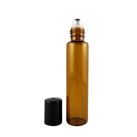 Roll-on 30 ml en verre coloré ambré - Aroma-Zone