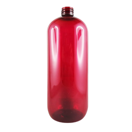 Flacon PET recyclé coloré rose 1L  - 28/410 - sans bouchage