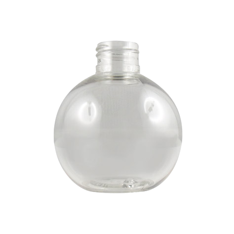 Flacon boule PET cristal 150 ml - 24/410 - sans bouchage