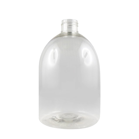 Flacone PET trasparente 500 ml - 24/410 - senza tappo