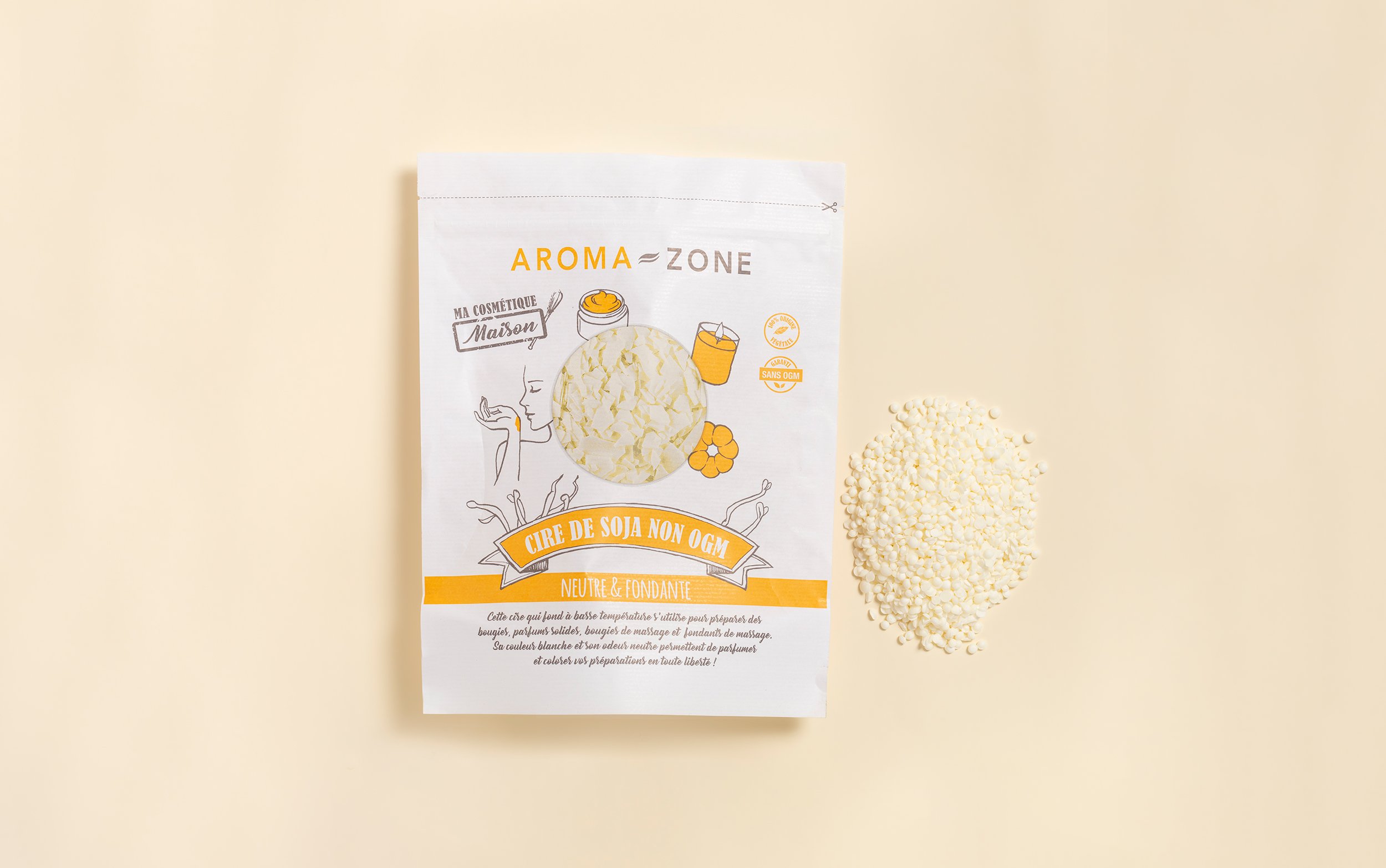 Cire de Soja en pastilles