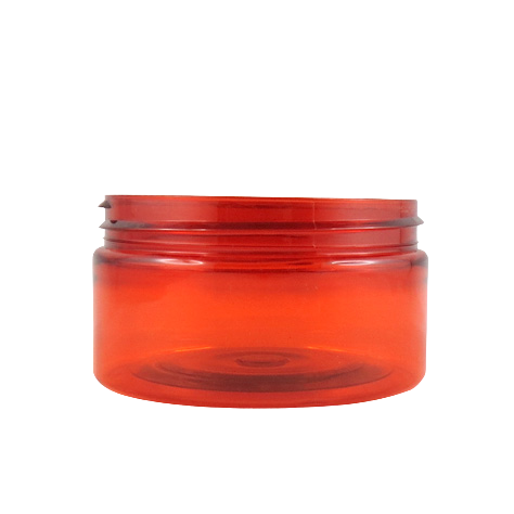 Pot PET recyclé orange BASIC 100 ml - sans bouchage