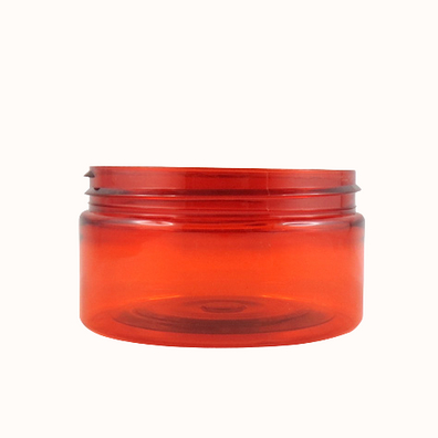 Pot PET recyclé orange BASIC 100 ml - sans bouchage