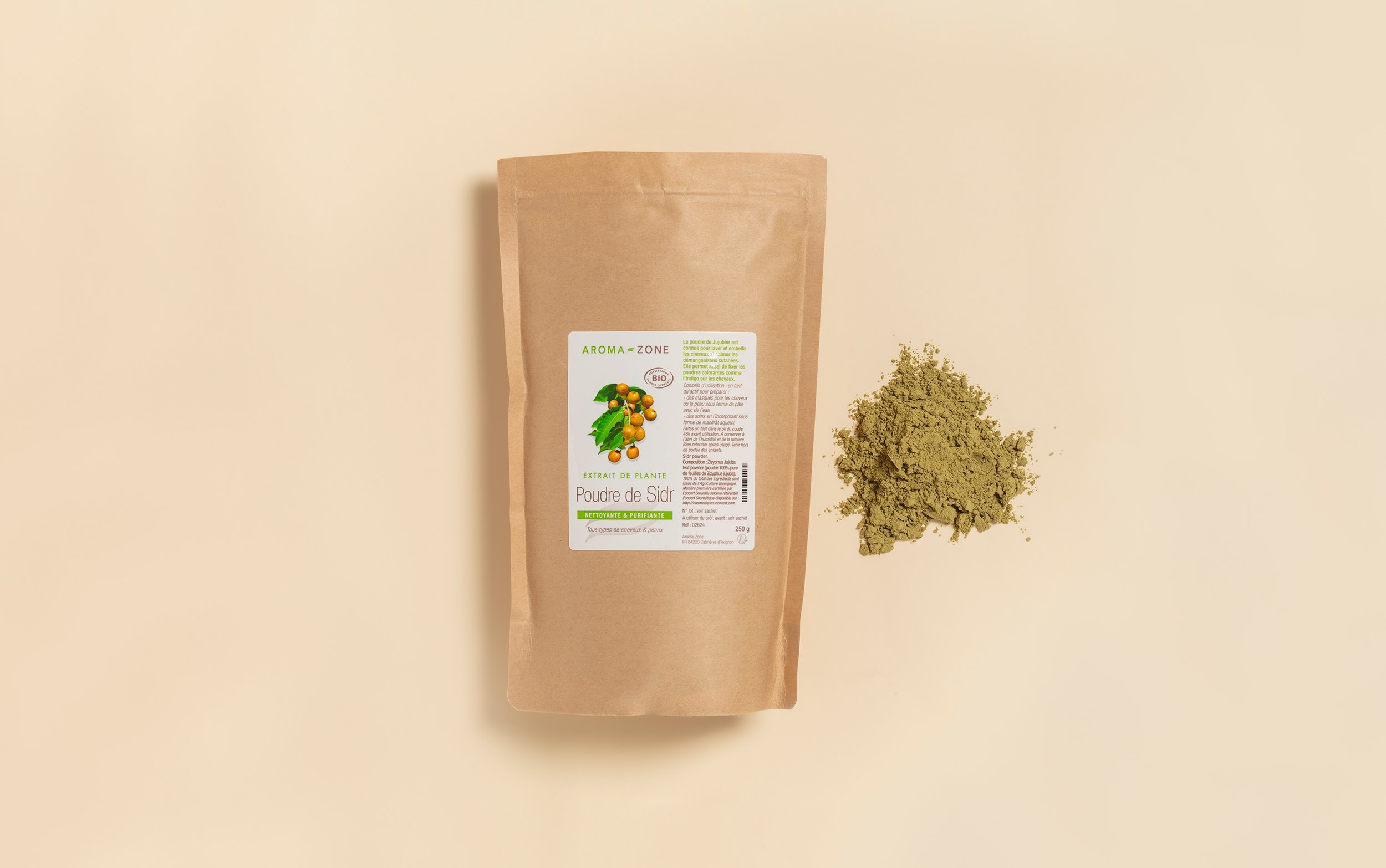 Sidr en poudre BIO (Jujubier) bienfaits et utilisations AromaZone