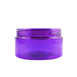 Pot PET recyclé violet BASIC 100 ml - sans bouchage