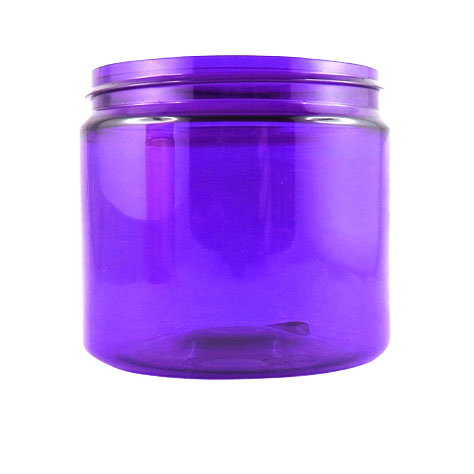 Pot PET recyclé violet BASIC 200 ml - sans bouchage