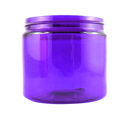 Pot PET recyclé violet BASIC 200 ml - sans bouchage