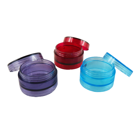 Lot De 10 Pots En Plastique Transparent - 4 3/4 X 3 1/4 Pouces - 18 Oz - Neufs