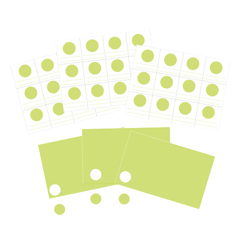 Kit cartes et gommettes pour coffret bois MINI