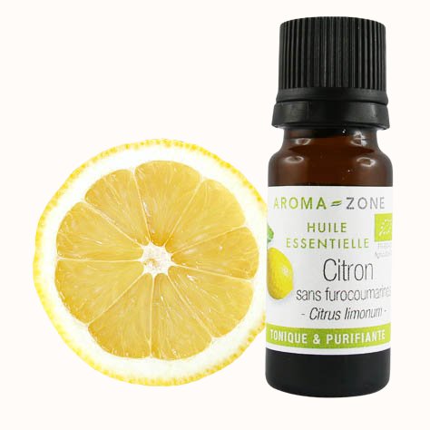 Huile essentielle de Citron sans furocoumarines de Sicile BIO