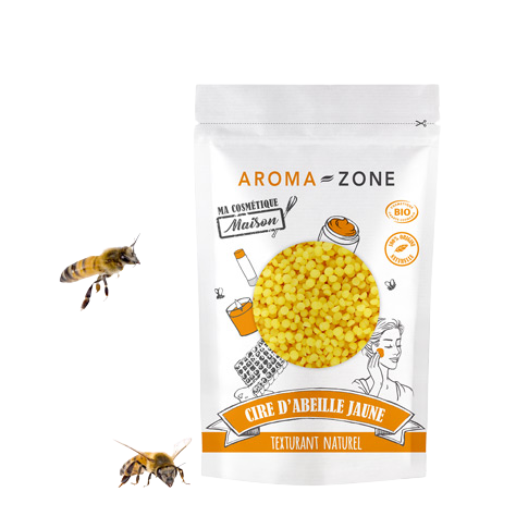 Cire d'abeille blanche en pastilles, 150g - Aroma Végétal