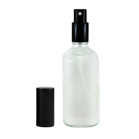 Relaxdays Spray vide en verre, lot de 4, 230 ml, jet puissant et large  brume, pour cheveux ou jardin, marron