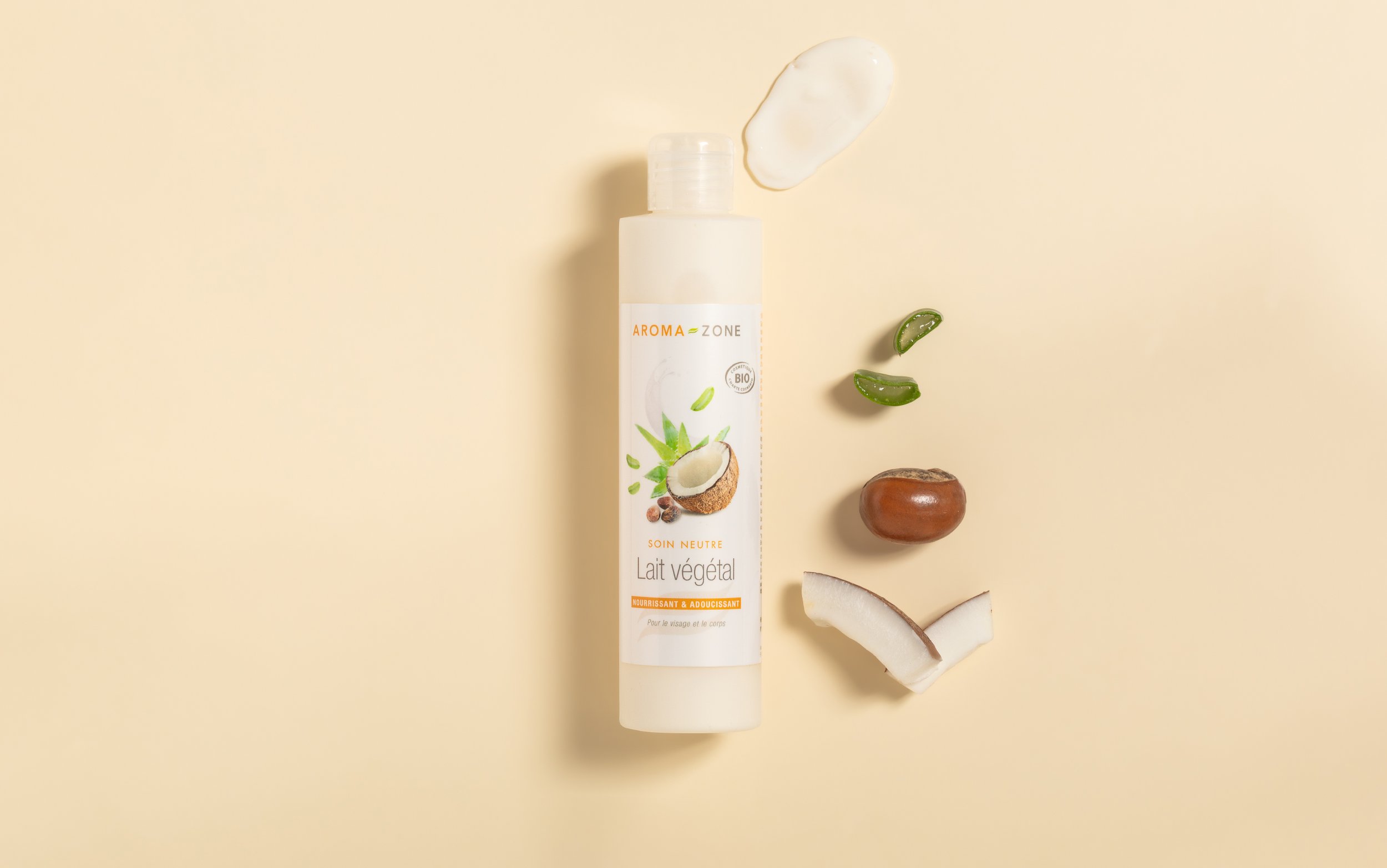 Lait végétal neutre
