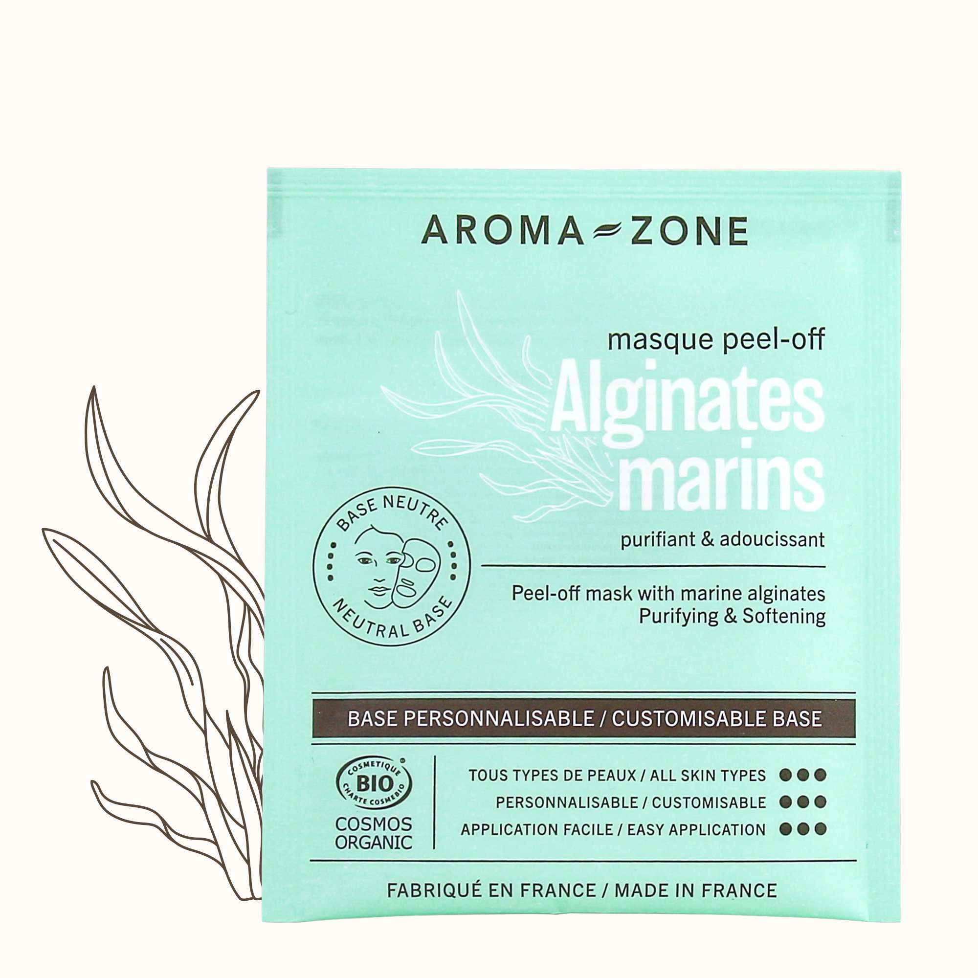 Maschera Peel-Off all'alginato marino 15 g