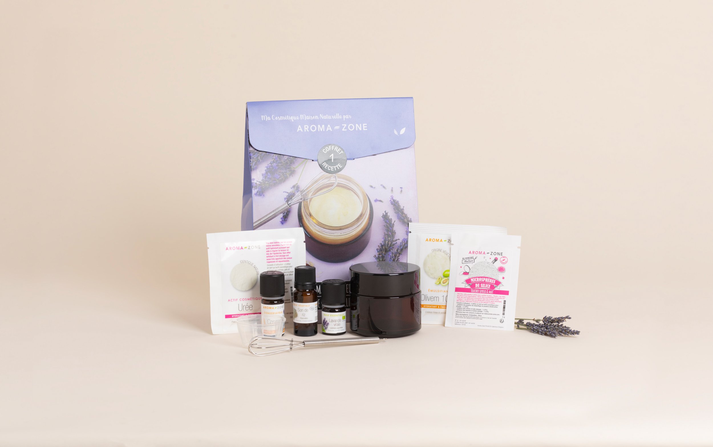 Cofanetto cosmetici fai da te Crema mani e piedi Dolcezza di Lavanda