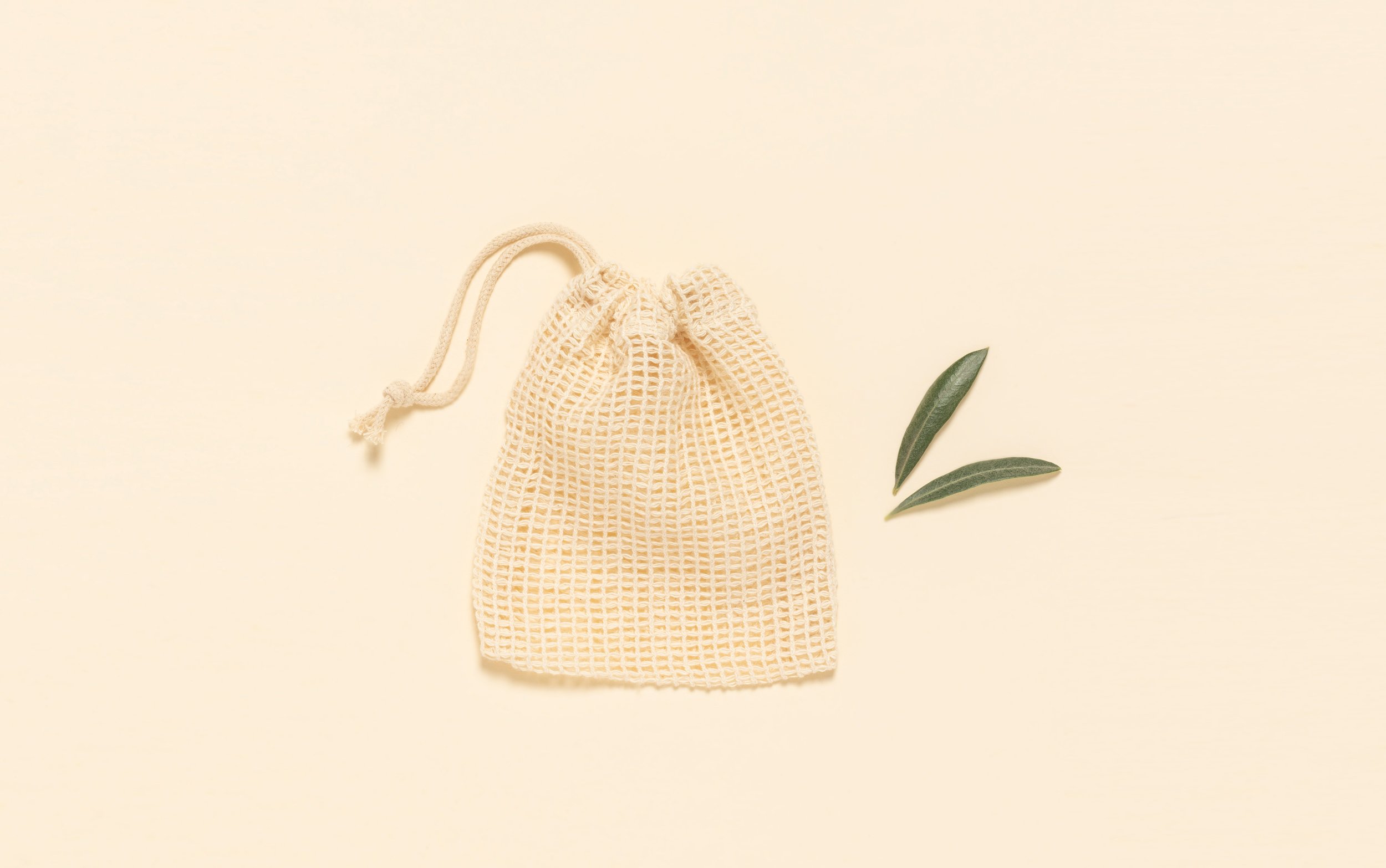 Pochon en coton bio pour cosmétiques solides
