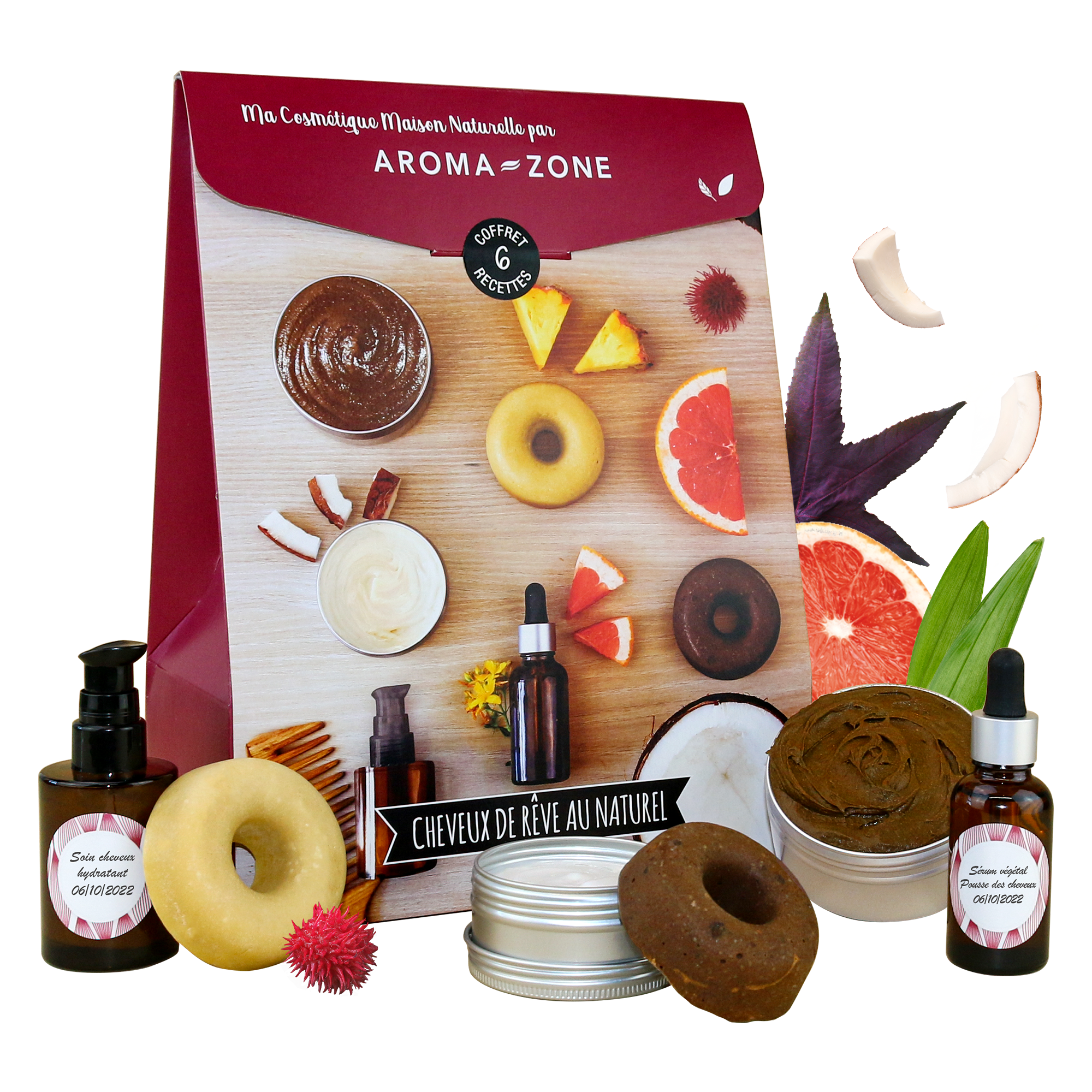 Coffret cosmétique maison Cheveux de Rêve au naturel