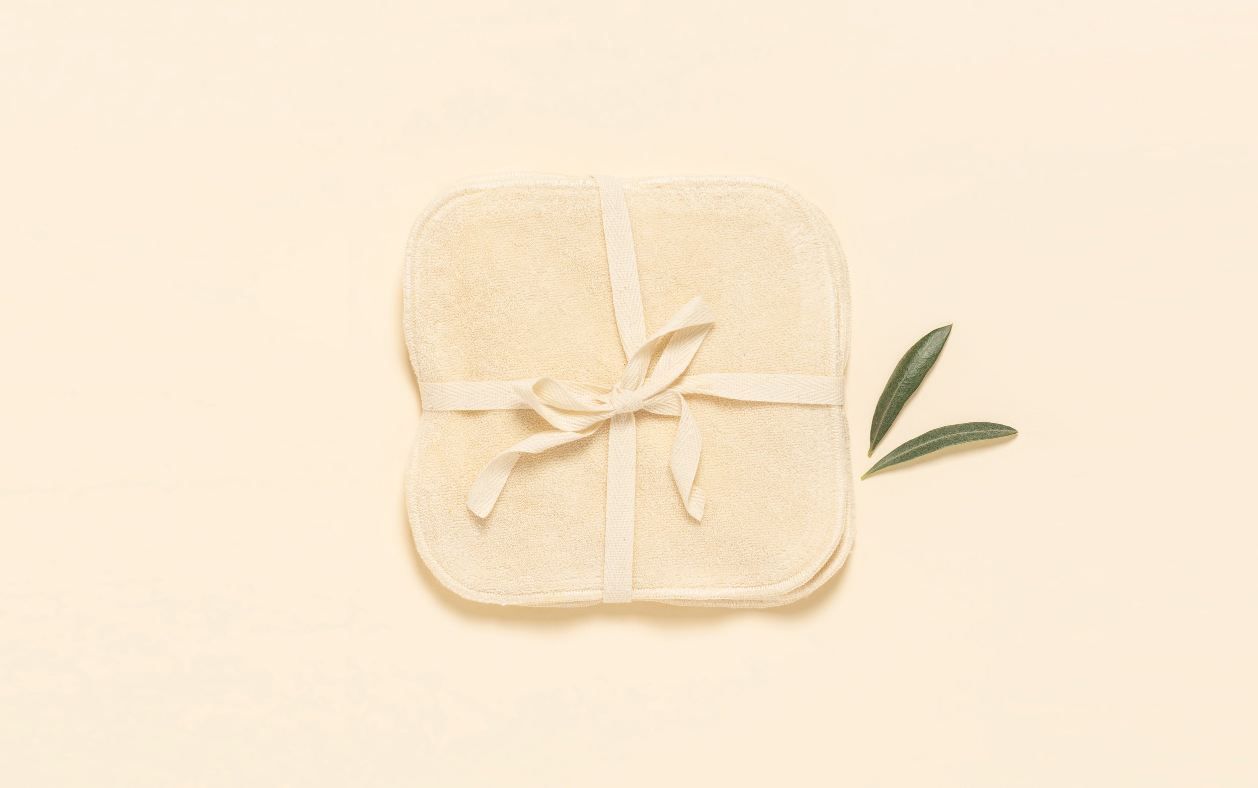 Lot de 3 lingettes en coton BIO