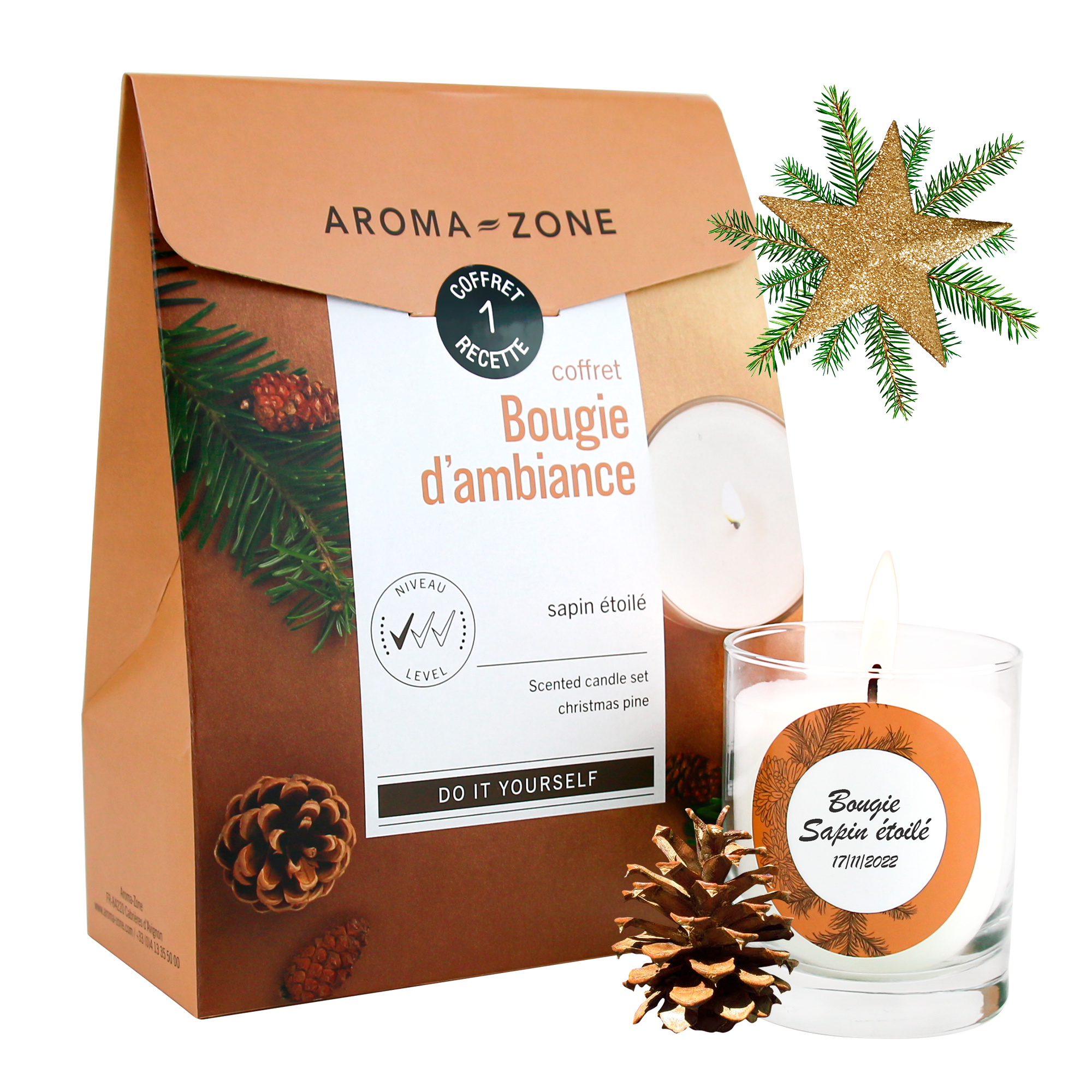 Verre à bougie "Candela" Grand modèle AromaZone