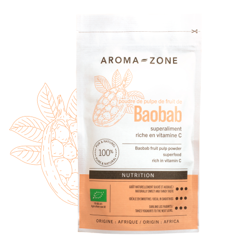 Poudre de Pulpe de fruit de Baobab BIO